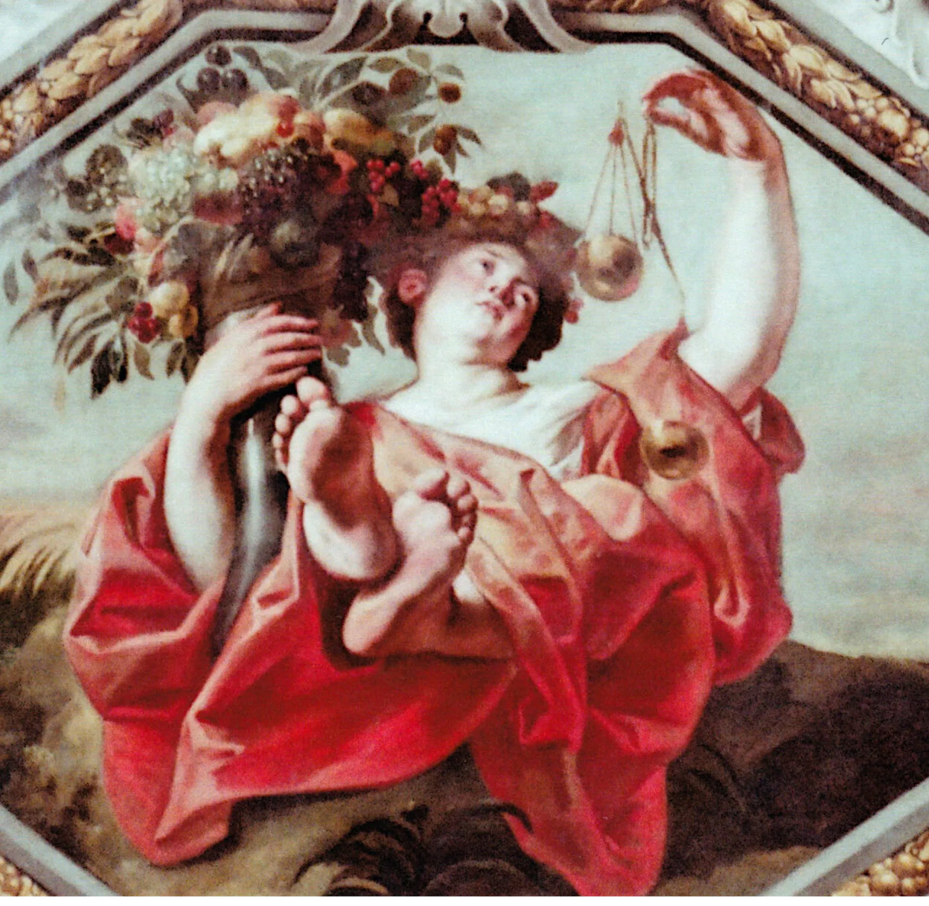 Claire Brochu Restauration De Peintures Marseille Claire Brochu Restauration De Peintures Marseille Jordaens Senat La Balance Apres Masticage Des Lacunes 2