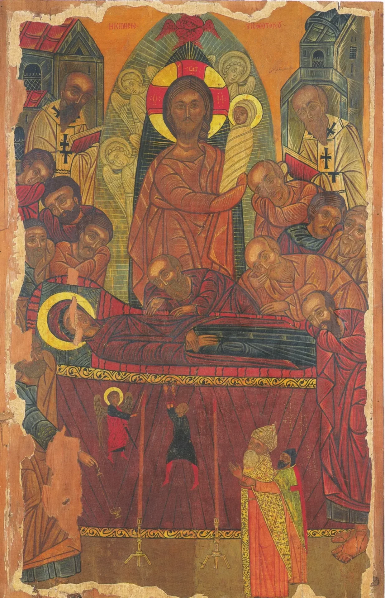 Claire Brochu Restauration De Peintures Marseille Claire Brochu Restauration De Peintures Marseille Koimesis Dormition 1593 1 1